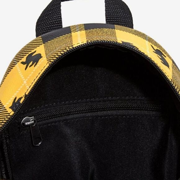Loungefly Harry Potter Hufflepuff Plaid Mini Backpack - Picture 7 of 7